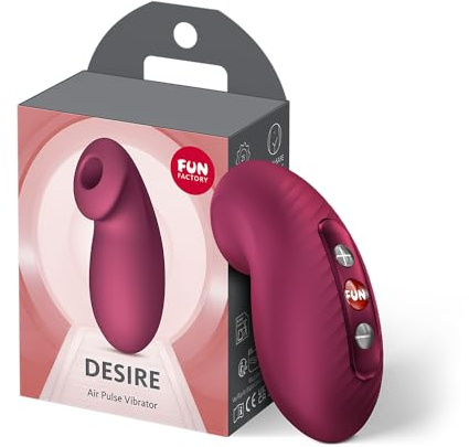 Fun Factory Desire | vibratore ad onde di pressione per donne | stimolazione clitoridea senza contatto | 11 programmi a onde di pressione | impermeabile IPX7 | USB-C