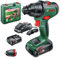 Bosch AdvancedImpact 18 Cordless Hammer Drill (2 Batteries, 18 Volt System, in a Craftsman's Case)