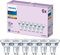 Philips - Ampoule spot 3,5W (Equivalent 35W) 255 lumens, culot GU10, Lumière Blanc Chaud (2700k) - Pack de 6 Ampoules