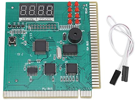 Scheda Diagnostica PC a 4 Cifre, Modulo di Misurazione del Test della Scheda del Modulo Cartolina di Debug, Porta PCI ISA Standard Display Doppio Codice POST Scheda Diagnostica Desktop per Scheda Madr