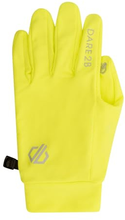 Dare 2b Cogent II reflektierende Handschuhe für Herren mit warmer Rückseite, reflektierende Handschuhe