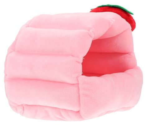 minkissy 1Stk Hamsternest Winternesthamster Einstreu für Hamster Kaninchen Zelthaus Igelhaus Haustierbett Haustier warmes warm halten Hamsterhaus Eichhörnchen Nest Hamsterbedarf Plüsch