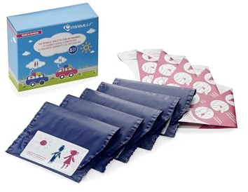Minimus Einweg-Toilette für Kinder - 5er Pack - Hygienische Taschen-WC Lösung für die Reise und Outdoor - Pinkelhilfe absorbiert bis zu 450ml  (5)