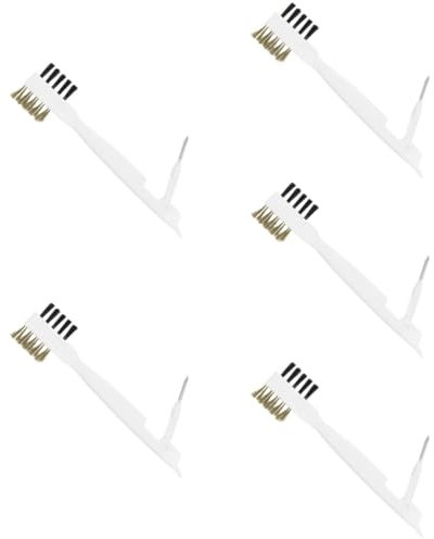 minkissy 5pcs Gas Stove Cleaner Brush Hard Scrub Brush for Cooktop Camping Kitchen Cleaning Tool