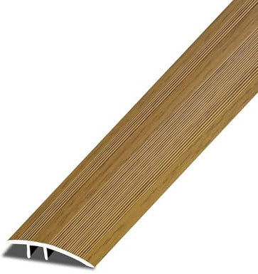 Raouoae Abschlussprofil Länge: 120cm*2 Eloxierte Aluminiumlegierung Breite: 4.5cm Teppichschiene Schweller Laminat Parkett Übergangsprofil Höhenausgleich: 0.8-1.8cm(Option 2)