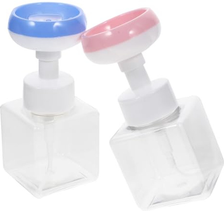 Baluue Dispensador de Jabón Espumoso 250ml Petg 2 Piezas para Viaje