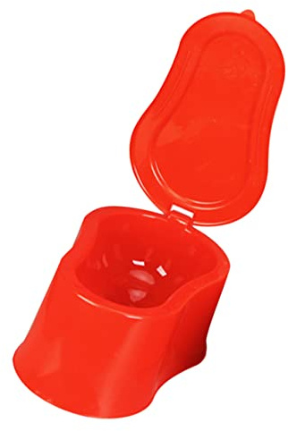 COLLBATH Tragbare Dickwandige Pvc Sitztoilette Großzügig Stabile Strukturierte Campingtoilette Für Notfall Und Drinnen Platzsparend Leicht Sichere Mobiltoilette Für Baustelle Und Auto
