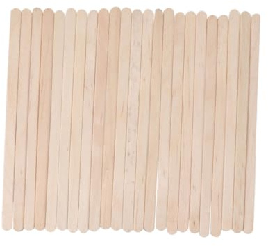 DECOMELODY 100stücke Haarwachs Stick Holzspatel Einweg Wachs Stange Haarentfernung Schönheit Maske Wachsspatel Holzspatel Zum Wachsen Spatel Zum Wachsen Spatelwachs Wachsspatel Für
