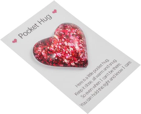 FRCOLOR Glas Herz Handwerk Mit Herz Bastelgeschenk Für Valentinstagsgeschenk Als -dekor Für Schreibtisch Oder Bücherregal