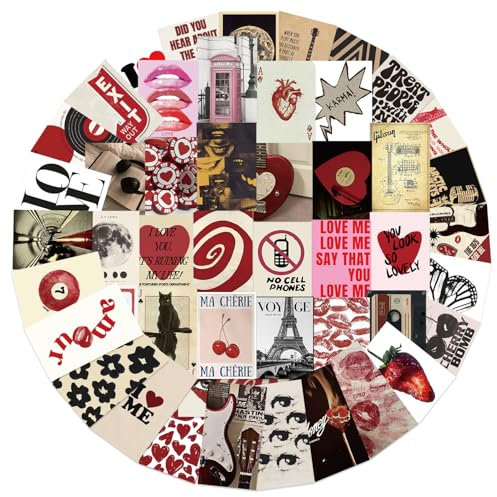 50PC Cool Stickers Cute, Aesthetic Stickers for Adults,Waterproof Vinyl Poster Girl Graffiti, Trendy Y2K Sticker for Teens and Adults for Laptop, Water Bottle, Bumper, Skateboard & Luggage