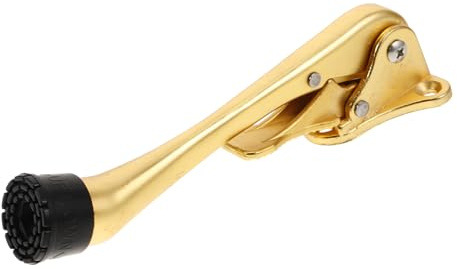 Cabilock Türstopper mit Fußbedienung Großformat Türfeststeller zum Einsetzen aus Gebürstetem Metall Wandschutz für Innentüren Türstopper für Zuhause Türhalter zur Wandmontage