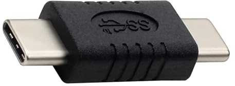 Lerpwige Adaptador USB C tipo C para carga rápida y transferencia de datos macho a hembra/macho, 60 W de potencia