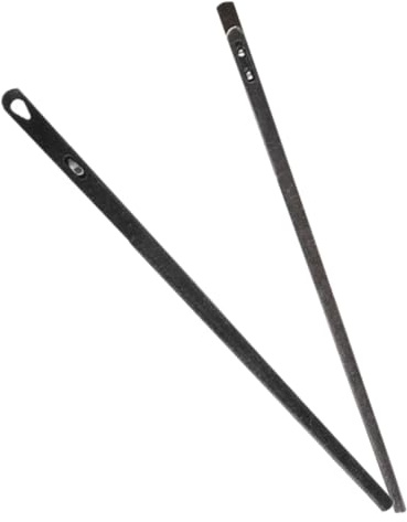 SMASOLO 2 Pezzi Aghi in Acciaio per Cucito Pelle Ago per Lavorazione Artigianale con Singolo e Doppio Strumenti Leggeri e Versatili per Creazioni in Cuoio