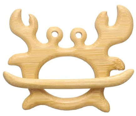 sourcing map Broche en bois en forme de pince, épingles à châle vintage pour pull, broche en bois pour femmes, filles, écharpes, badges, décorations