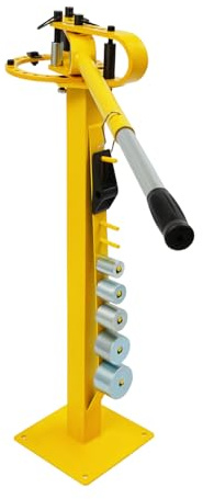 JAYEUW Curvatubi manuale con 7 matrigne, 1 – 1/4, 1 – 1/2, 1 – 3/4, 2, 2 – 1/2, 3, 200°, piegatrice universale
