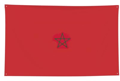 Bandiera del Marocco Stampa 3 Dimensioni Bandiere Arazzo Per Camera Dormitorio Banner Decorazione Sfondo Per Laurea E Matrimonio