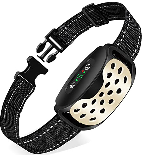 Anti Barking Dog Collars, Bark Collar Stop Dog Barking with Vibration & Beep Modes Harmless Training Dog Collar for Small Medium Large Dogs No Bark Collar Rechargeable IP67 Waterproof Humane