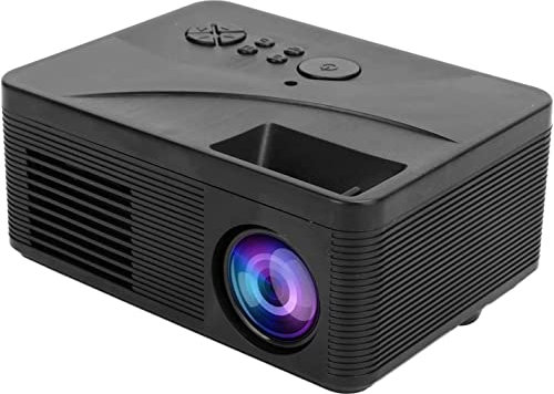 ONOTEC Mini projecteur, Affichage 1080P et 180 Pris en Charge, projecteur vidéo Portable, durée de Vie LED 20 000 Heures, Compatible avec TV Stick, VGA, PS4, HDMI, TF, AV, USB