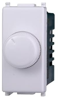 MODULO INTERRUTTORE DIMMER 1P 230V 100W-1000W BIANCO COMPATIBILE CON VIMAR PLANA - ETTROIT