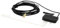 Blaupunkt Aktive DAB/DAB+ Scheibenklebeantenne, mit intergriertem 15dB Verstärker, 12V, SMB Stecker, 3M Kabel, Montage an Frontscheibe