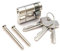 High Security - TSS Single (Half) Lock Euro Cylinders TS007 1 Star Locks, Kitemarked and Insurance Approved with 3 Keys (40mm/10mm (50mm Total Length)