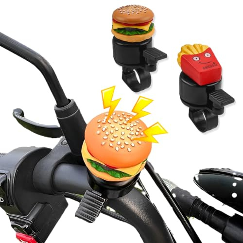 ZKGYUS Campanello per bicicletta, 2 Pezzi Campanello Bicicletta per Bambina Campanello Bici in Metallo per Ragazze Ragazzi Mini Campanello per Bicicletta Scooter Triciciclo