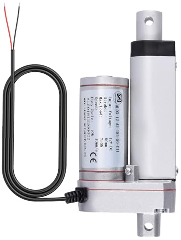 Justech Attuatore Lineare Motore Multifunzione 12V DC 750N 50mm Sollevatore Corsa Motore Elettrico Per Auto Automobile RV Elettrico Apricancello Industriale Macchine Agricole Industriali Pulizia
