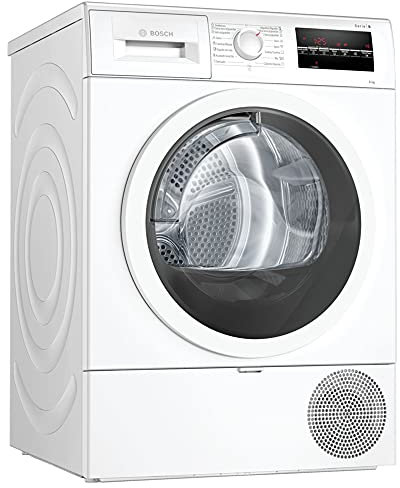 Bosch Hogar Serie | 6 WTR87641ES - Secadora con Bomba de Calor, Libre Instalación, Capacidad 8kg, Color Blanco