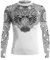 Raven Fightwear Nordic Weiß Kompressionshemden Hemd Langarm Damen MMA BJJ Jiu Jitsu No Gi Fitness Pilates Yoga