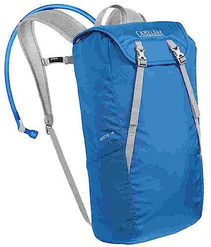 CAMELBAK Arete 18 Wander-Trinkrucksack, 18-Liter-Speicher, 1,5-Liter-Reservoir Indigo-Wimpel/Silve