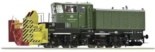 Roco H0 Beilhack Lance-Neige de la DB : autopropulsée, conçue avec Soin, Fonctions de Commutation numérique, Vert, Amateurs de Train Miniature, Chasse-Neige, essoreuse à Neige