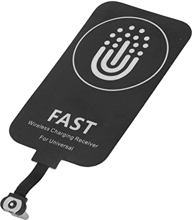 PUSOKEI USB C Fast Qi Wireless Charging Receiver, Ultra Slim Wireless Receiver und Adapter mit Magnetischer Ladeleitung, für Alle USB C Schnittstellengeräte((10W))