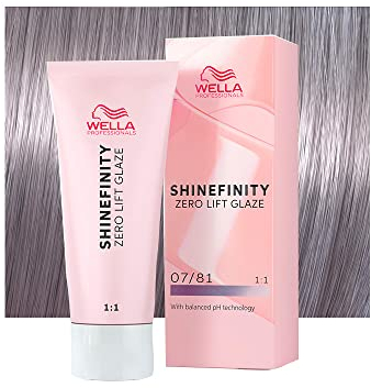 Wella Shinefinity Smoky Opal 07/81 Mittelblond Asche, 60 ml, demipermanente Haarfarbe