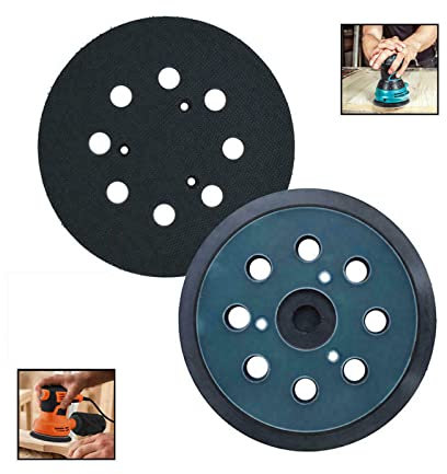 HEZHU 2x Schleifteller Klett 125mm für Makita BO5012 BO5041 BO5020 DBO180 743081-8