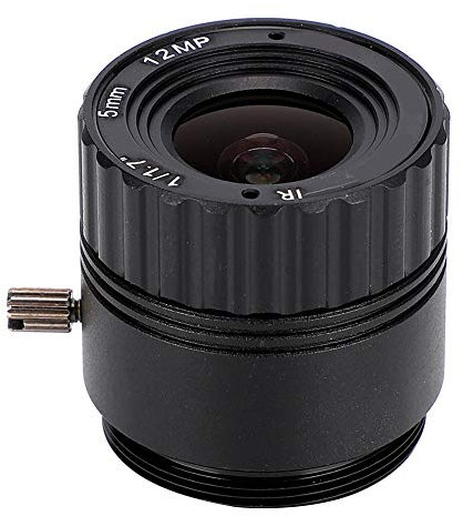 Pilipane Objectif Fixe 5 Mm 12 MP,HD F1.2 1/1.7 CS Mount Caméra CCTV Fixe Objectif Focale 5 Mm,
