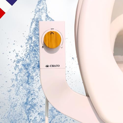 CHATO Bidet Japonais – Kit Bidet WC Japonais PREMIUM – Marque Française Qualité Supérieure – Toilette Japonaise Double Buses – Modulable Gauche/Droite – Installation Facile – Hygiénique, Ecologique