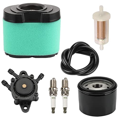 Kurihina Kompatibel mit 276890 Luftfilter & 492932 Öl-Kraftstofffilter für BS 4163206 407777 445667 445877 für JD LA165 D160 MIU11515 Rasenmäher 792105 Luftfilter-Tuning-Kit