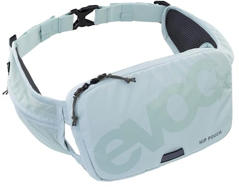 EVOC HIP Pouch Hüfttasche, Bauchtasche (leichte Gürteltasche mit Mehreren Fächern, mit AIR PAD System, individuell anpassbar), Mint