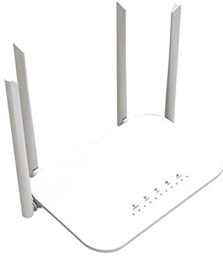Biwwubik LC117 4G CPE 4G WiFi Router Tarjeta SIM Hotspot CAT4 32 Usuarios RJ45 WAN LAN MóDem InaláMbrico LTE Router Enchufe de la UE (LC117-EU)