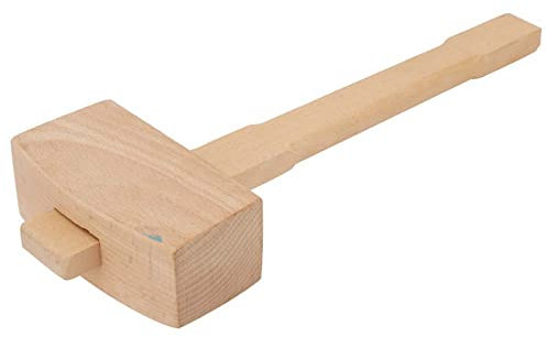 Carpenter Wood Hammer Woodworking Mallet Carpenters Mallet with Angled Striking Face (Large Size (37.4 X 18.9 X 6.7in))
