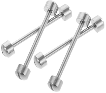 OATIPHO Varillas de Conexión Roscadas para Correas de Reloj de Acero Inoxidable 18 Mm, 4 Piezas, Herramientas de Reparación para Pasadores de Tubo Muescas, Accesorio para Ajuste Seguro