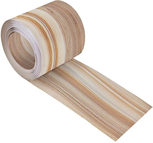 Videx-Hart-Kunststoff Sichtschutzstreifen, 9,5 x 200 cm Hellbraun, 2er Set (= H: 19 cm)