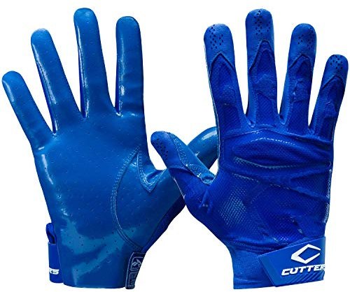 Cutters Rev Pro 4.0 Receiver Glvs Solid Royal Adult- Medium