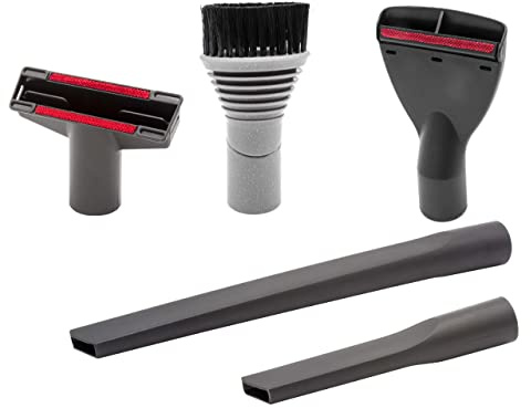 vhbw 5x Car Cleaning Nozzle compatible with Kärcher T15/1eco!effiency, T 15/1, T 15/1 HEPA Vacuum Cleaner - 32 mm