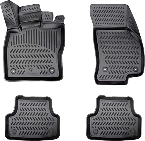 ELMASLINE 3D Gummimatten Set für KIA Sorento III 2014-2020 | Extra hoher 5cm Rand
