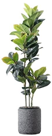 Habrur Kunstbaum Kunstpflanzen Künstlicher Baum Künstliche Pflanze Simulation Gummibaum Gefälschte Grünpflanze Büro Wohnzimmer Indoor Outdoor Dekoration Kunstpflanze Künstliche Pflanzen