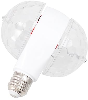 OSALADI Lampe Stroboscopique Lumières De Fête Activées Par Le Son Articles De Fête Lumières Stroboscopiques Menées Ampoule à Led Par Lumière Blanche Faire Tourner Miniature Petits Outils