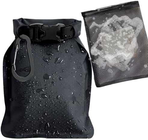 Waterproof Travel Soap Bag with Lathering Pouch and Carabiner, Quick-Dry Case for Shower, Camping, and Outdoor Use