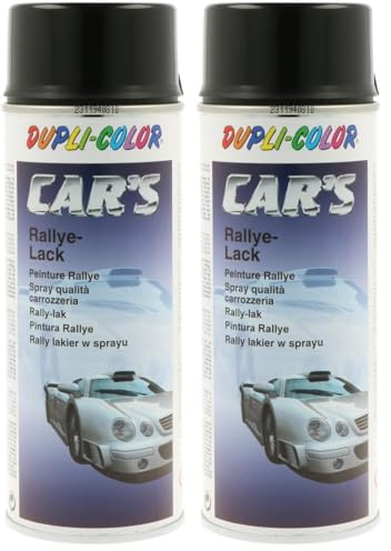 DUPLI-COLOR 385865 CAR´S schwarz glänzend 400 ml (Packung mit 2)