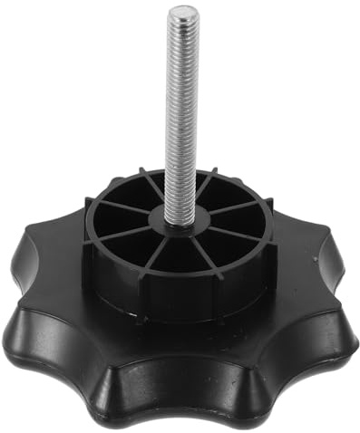 INOOMP Vis de Fixation et Berline Compacte de Roue de Secours en Métal et Plastique Noir, Montage Facile Maintien Sûr et Modèle Populaire